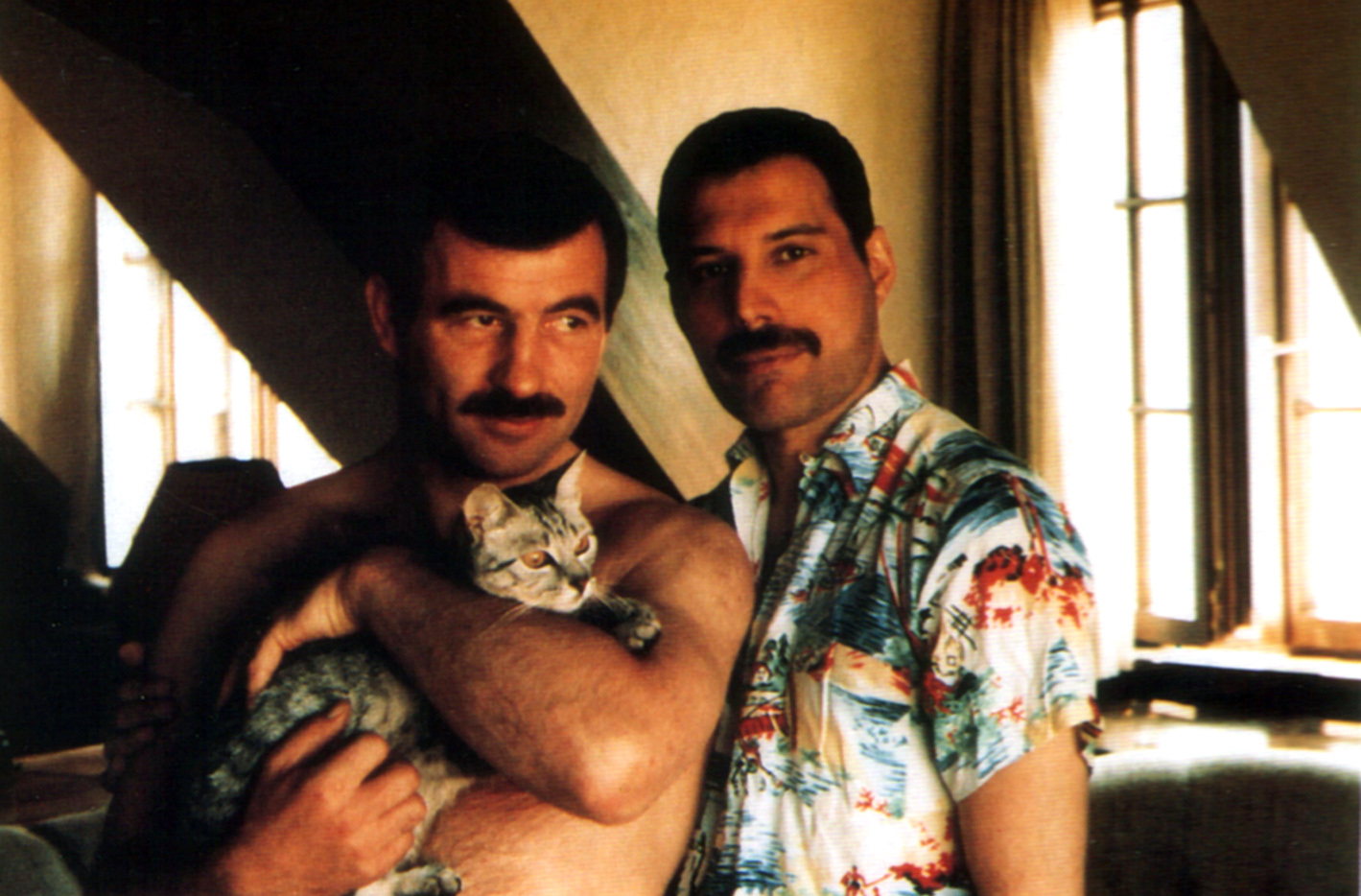 Freddie Mercury y Jim Hutton