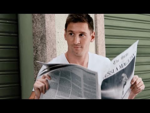 Messi en el anuncio de Pepsi para el Mundial de Brasil 2014