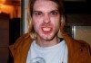 Kurt Cobain enfadado