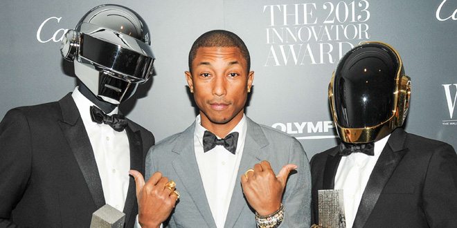 Pharrell Williams y Daft Punk en The 2013 Innovation Awards