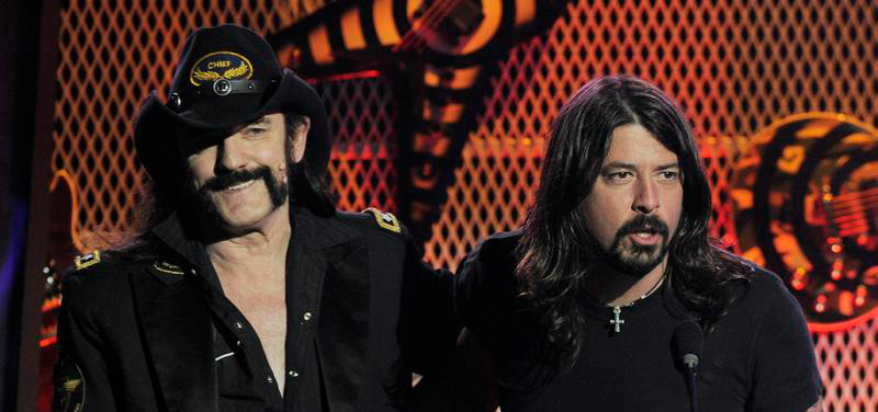Foo Fighters con John Paul Jones y Jimmy Page