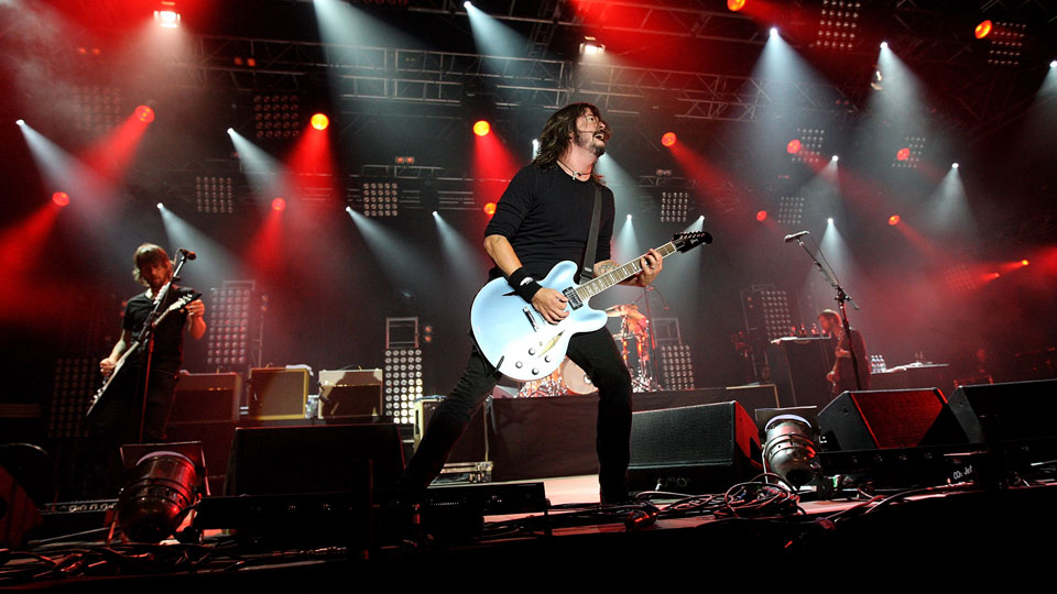 Foo Fighters en directo con Dave Grohl al frente en 2014