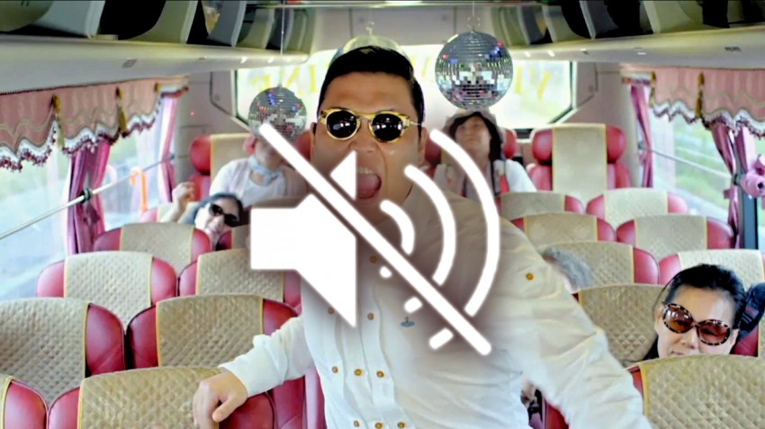 PSY en el videoclip de 'Gangnam Style' en mute