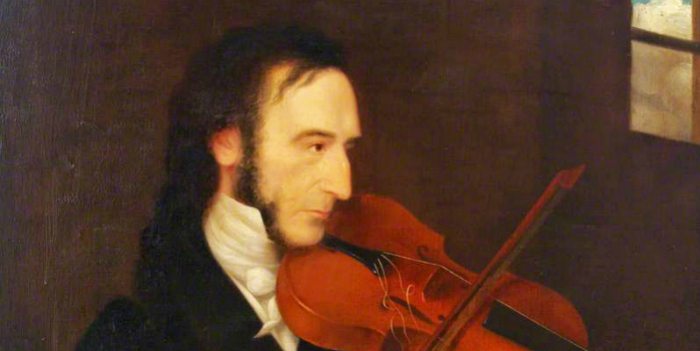 Niccolò Paganini por Daniel Maclise